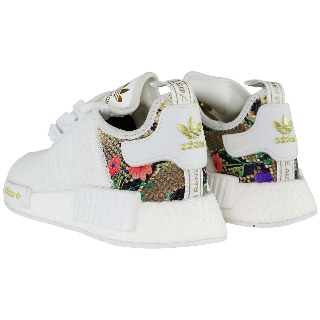 Adidas NMD R1 Floral Womens White Trainers