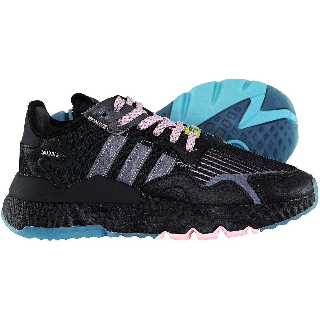 Adidas Ninja Nite Jogger J Kids Black Trainers