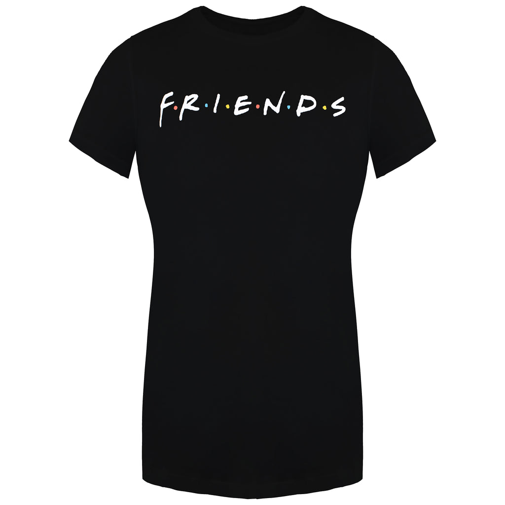 Friends Titles Womens Black T-Shirt