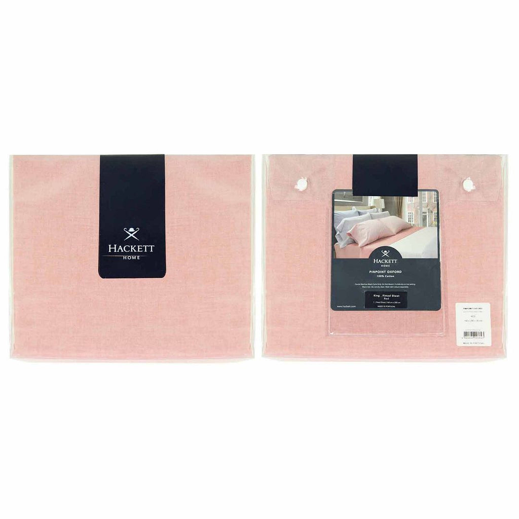 Hackett Home Pinpoint Solid Fitted Sheet King