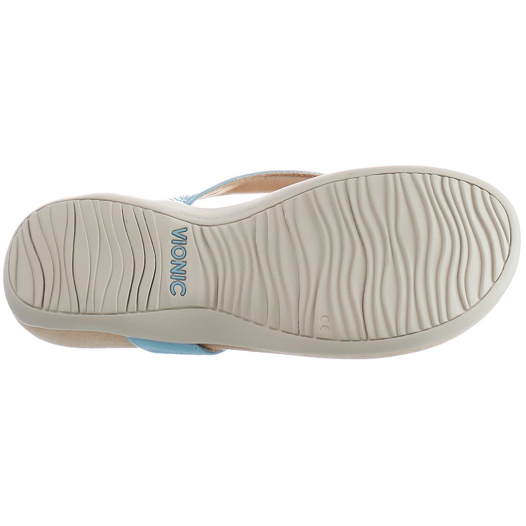 Vionic Dillon Blue Womens Flip-Flops