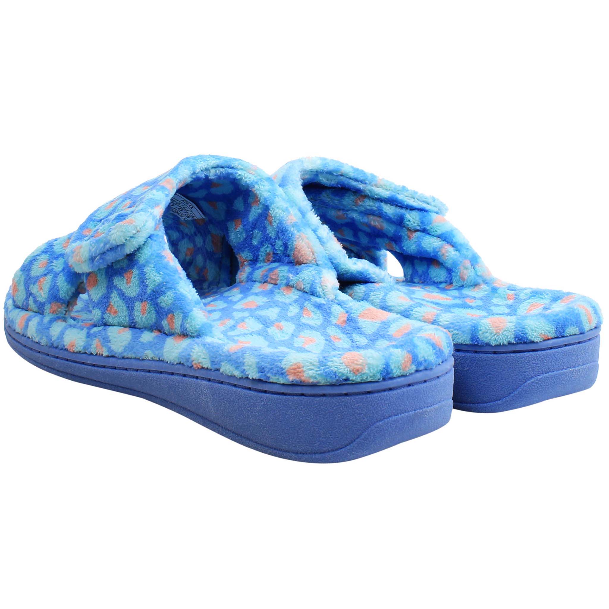 Vionic Relax Terry Womens Blue Slippers