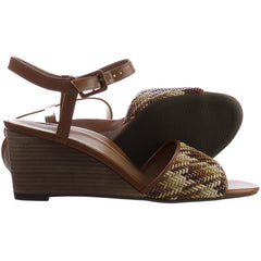 Vionic Clarita Womens Brown Sandal Heels