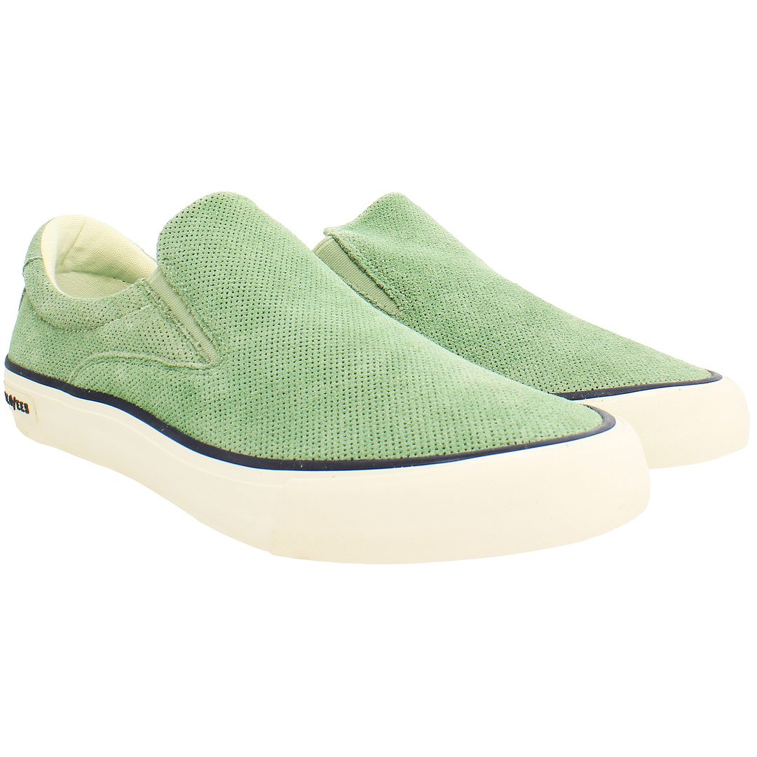 Seavees Hawthorne Mens Green Plimsolls