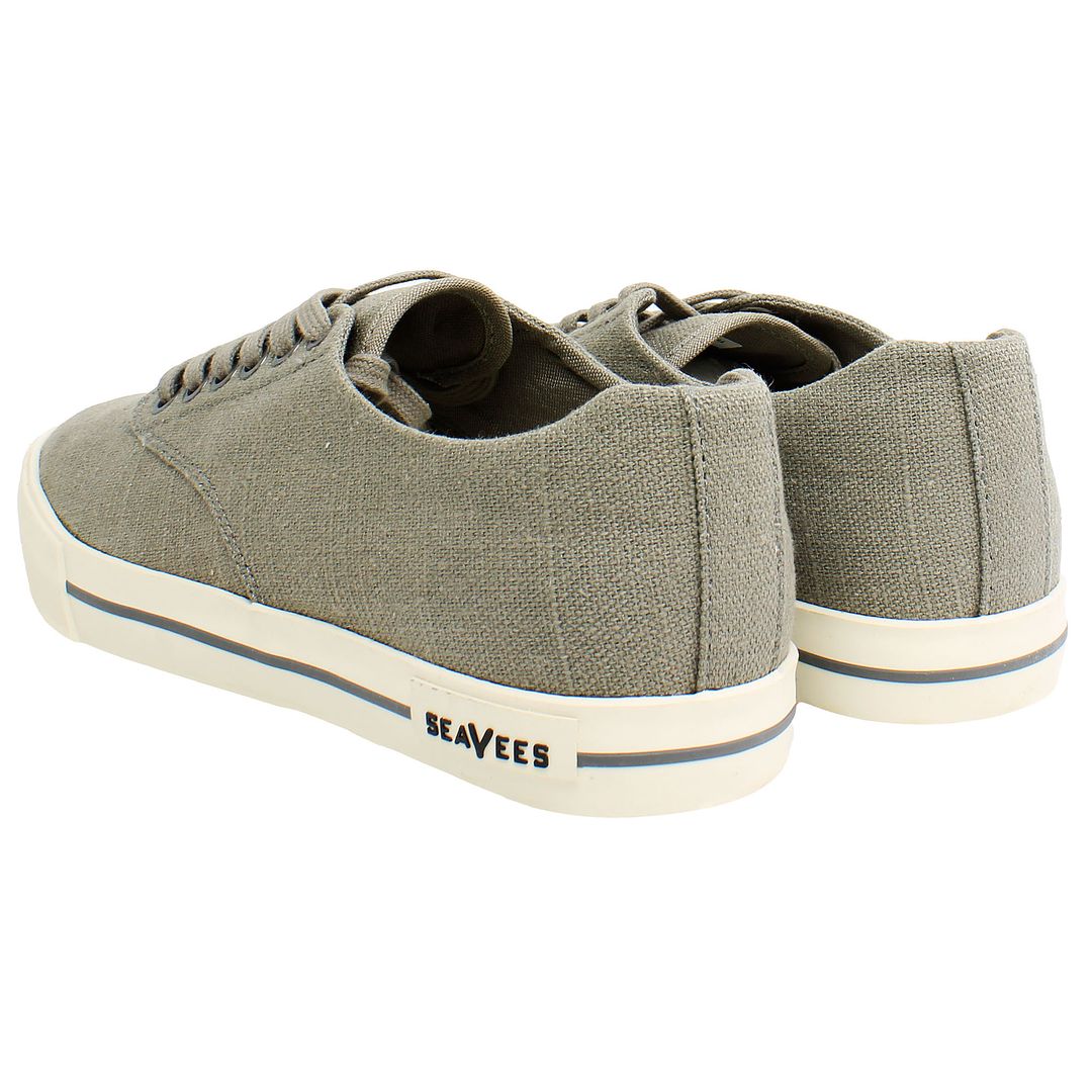 Seavees Hermosa Standard Mens Grey Plimsolls