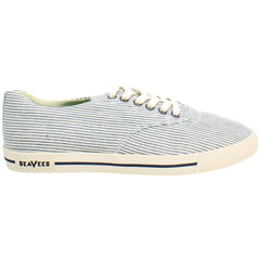 Seavees Hermosa Seersucker Mens Blue Plimsolls