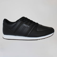 Henleys Renner Mens Black Running Trainers NO BOX