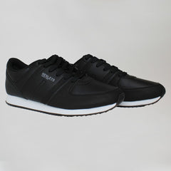 Henleys Renner Mens Black Running Trainers NO BOX