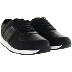 Henleys Renner Mens Black Running Shoes