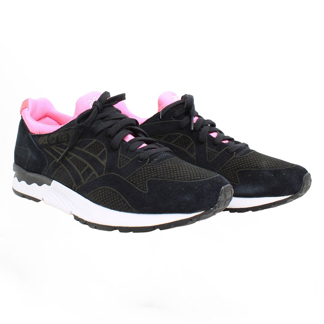 Asics Gel-Lyte V Mens Black/Pink Trainers NO BOX