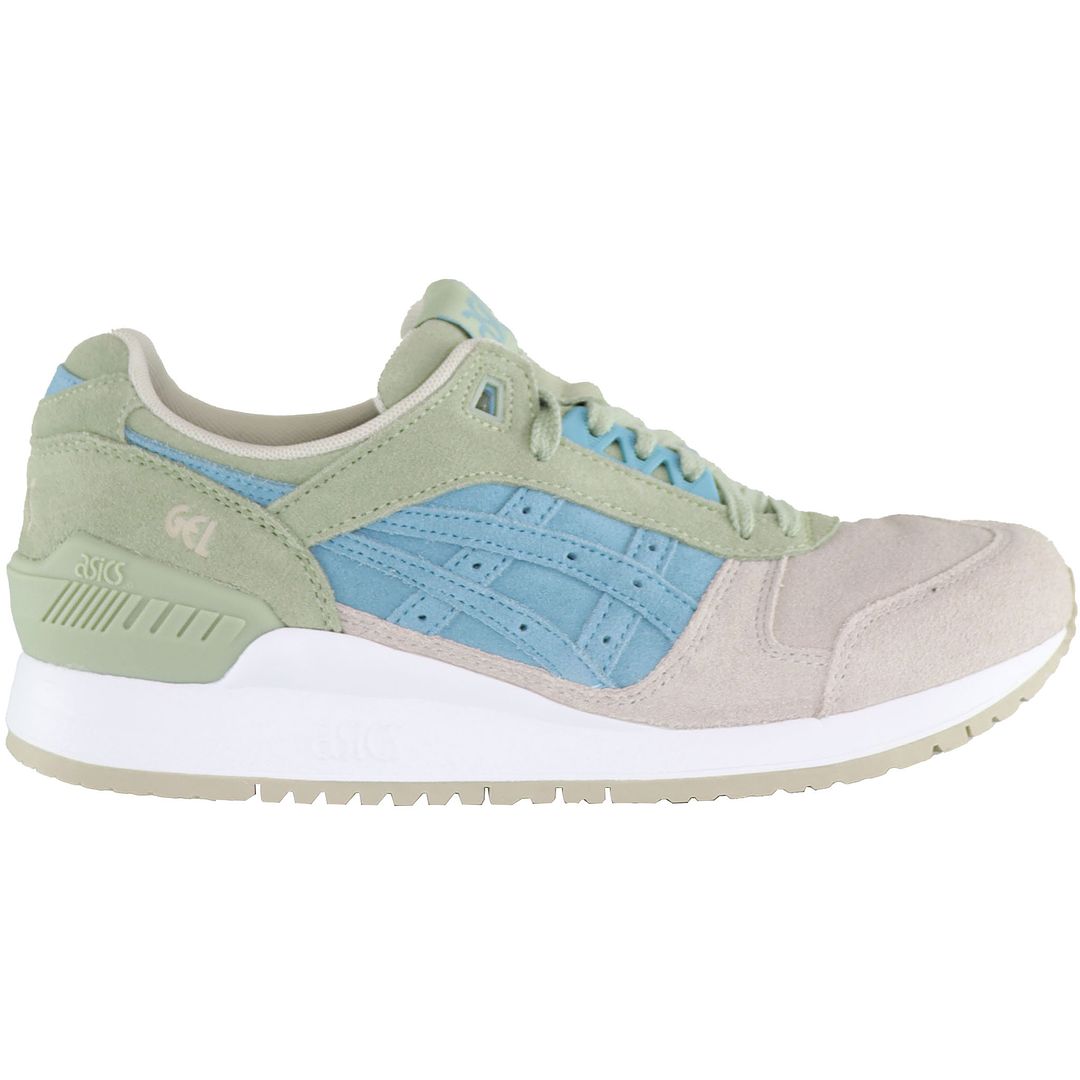 Asics Gel-Respector Mens Beige/Green Trainers