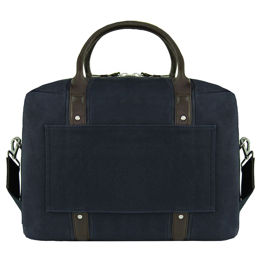 Hackett London RC Travel Flight Mens Navy Bag