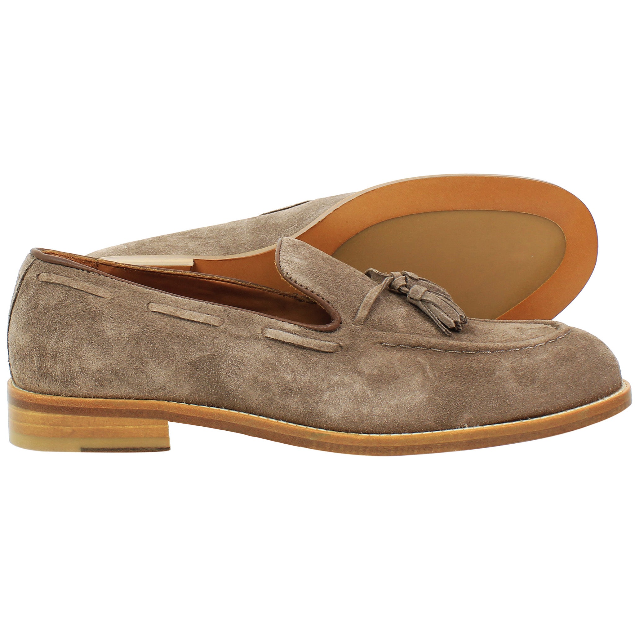 Hackett London FC Tassel Mens Taupe Shoes