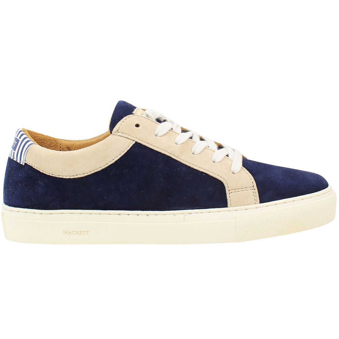 Hackett London Hunt Mens Navy Trainers