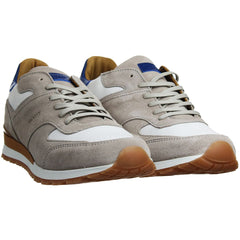 Hackett Cosworth Mens Beige Trainers