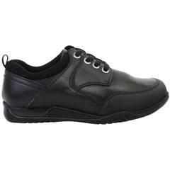 Hush Puppies Dexter Kids Black Shoes
