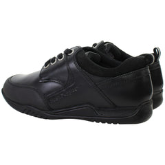 Hush Puppies Dexter Kids Black Shoes