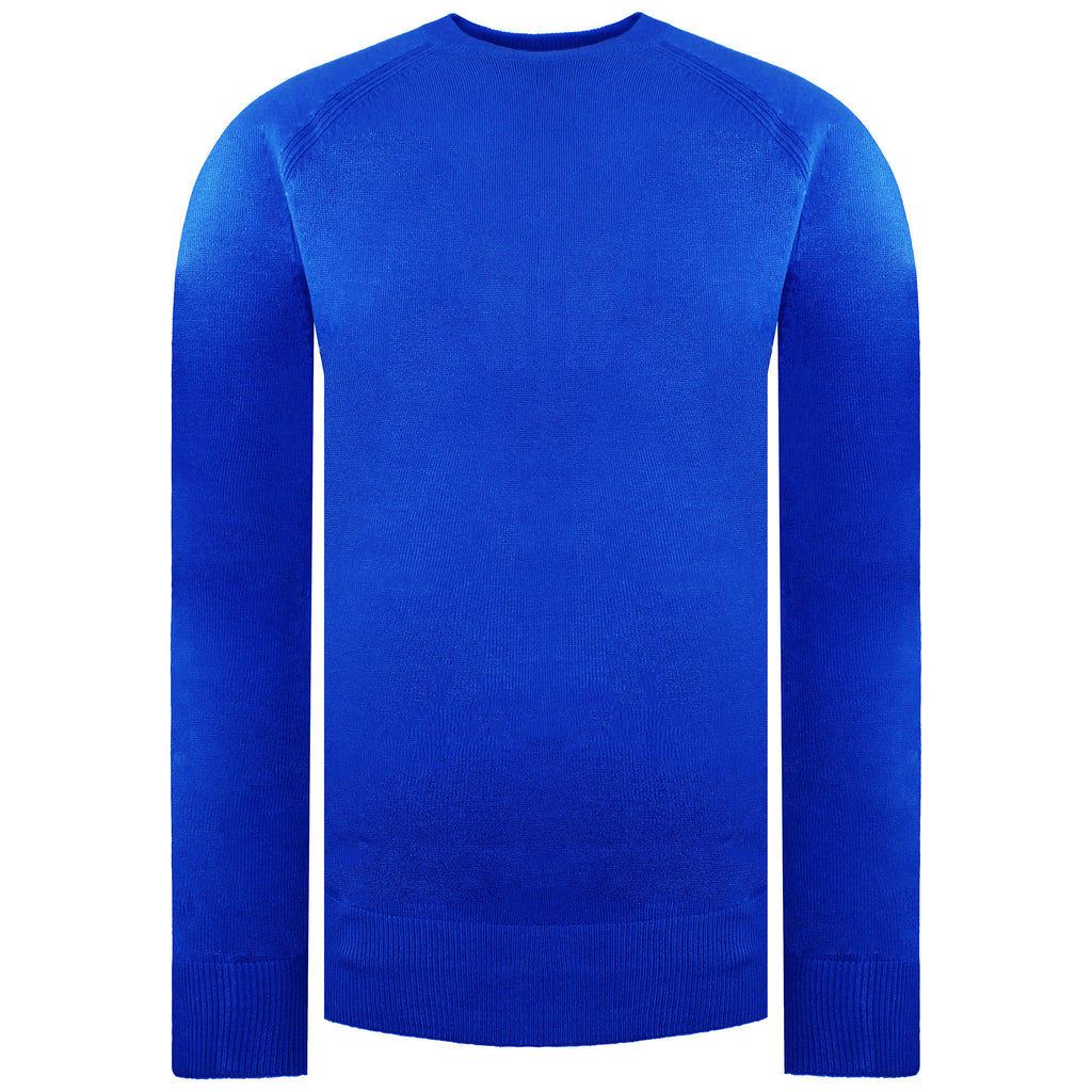 Island Green Raglan Mens Blue Golf Sweater