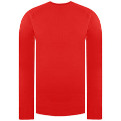 Island Green Raglan Mens Red Golf Sweater