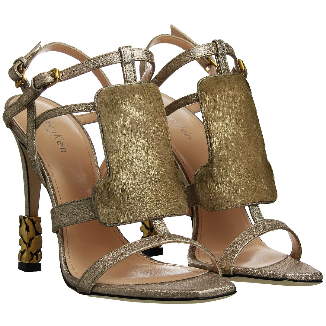 Calvin Klein Olga Womens Beige Sandals