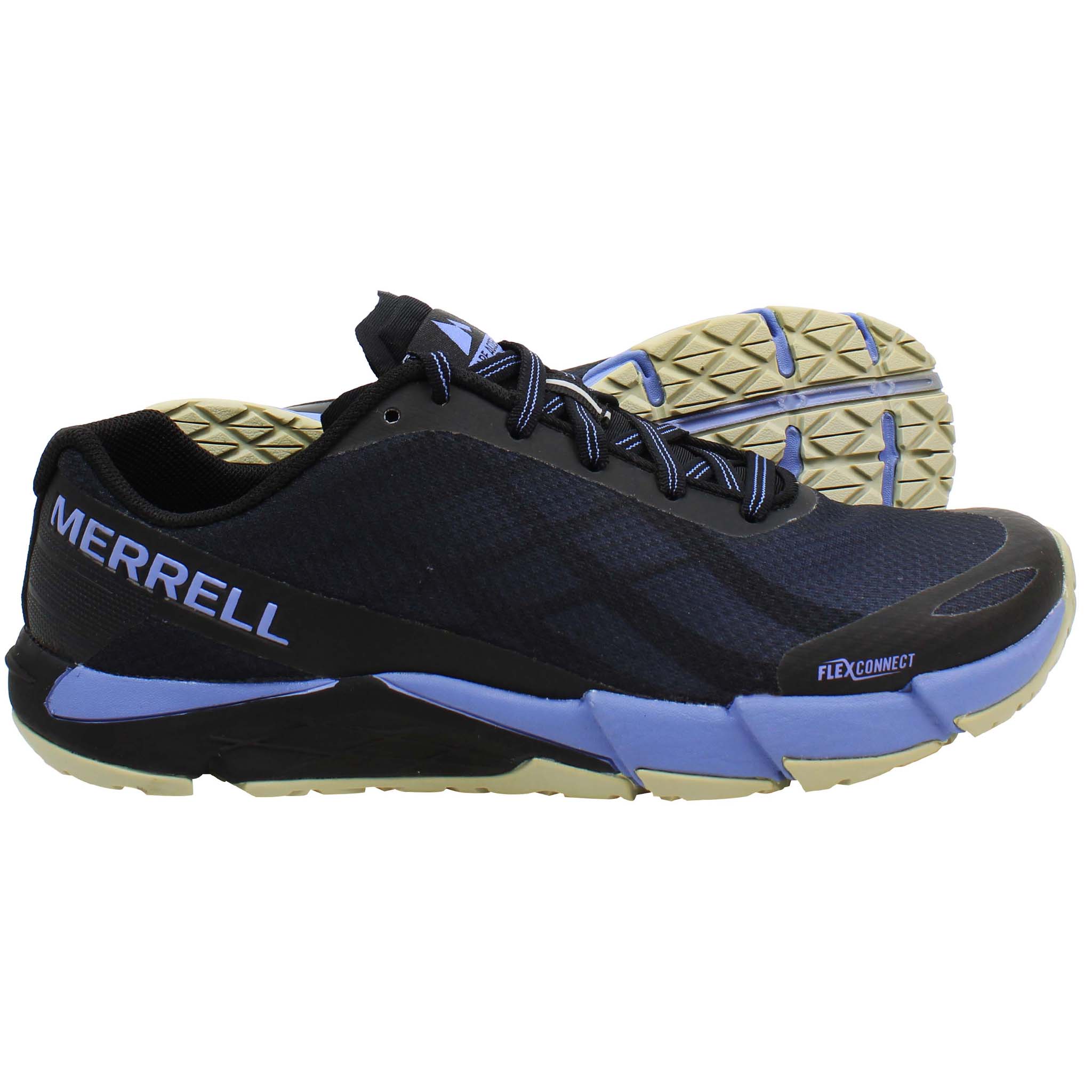 Merrell Bare Access Flex Womens Black Running Shoes