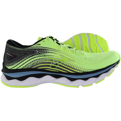 Mizuno Wave Sky 6 Mens Green Running Shoes