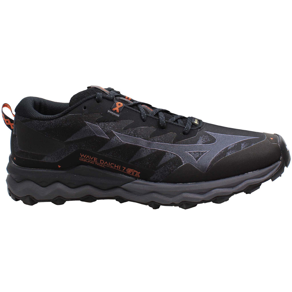 Mizuno Wave Daichi 7 GTX Mens Black Running Shoes