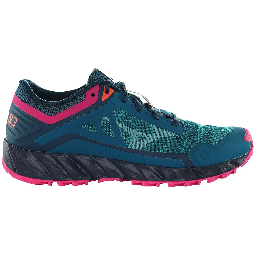 Mizuno Wave Ibuki 3 Trail Womens Blue Running Shoes