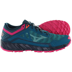 Mizuno Wave Ibuki 3 Trail Womens Blue Running Shoes