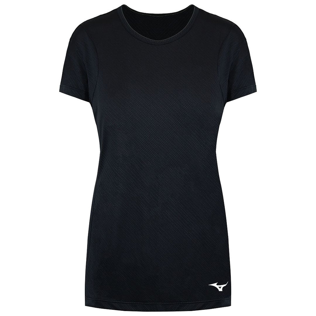 Mizuno Alpha Vent Womens Black T-Shirt