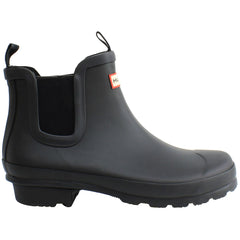 Hunter Chelsea Big Kids Black Wellington Boots