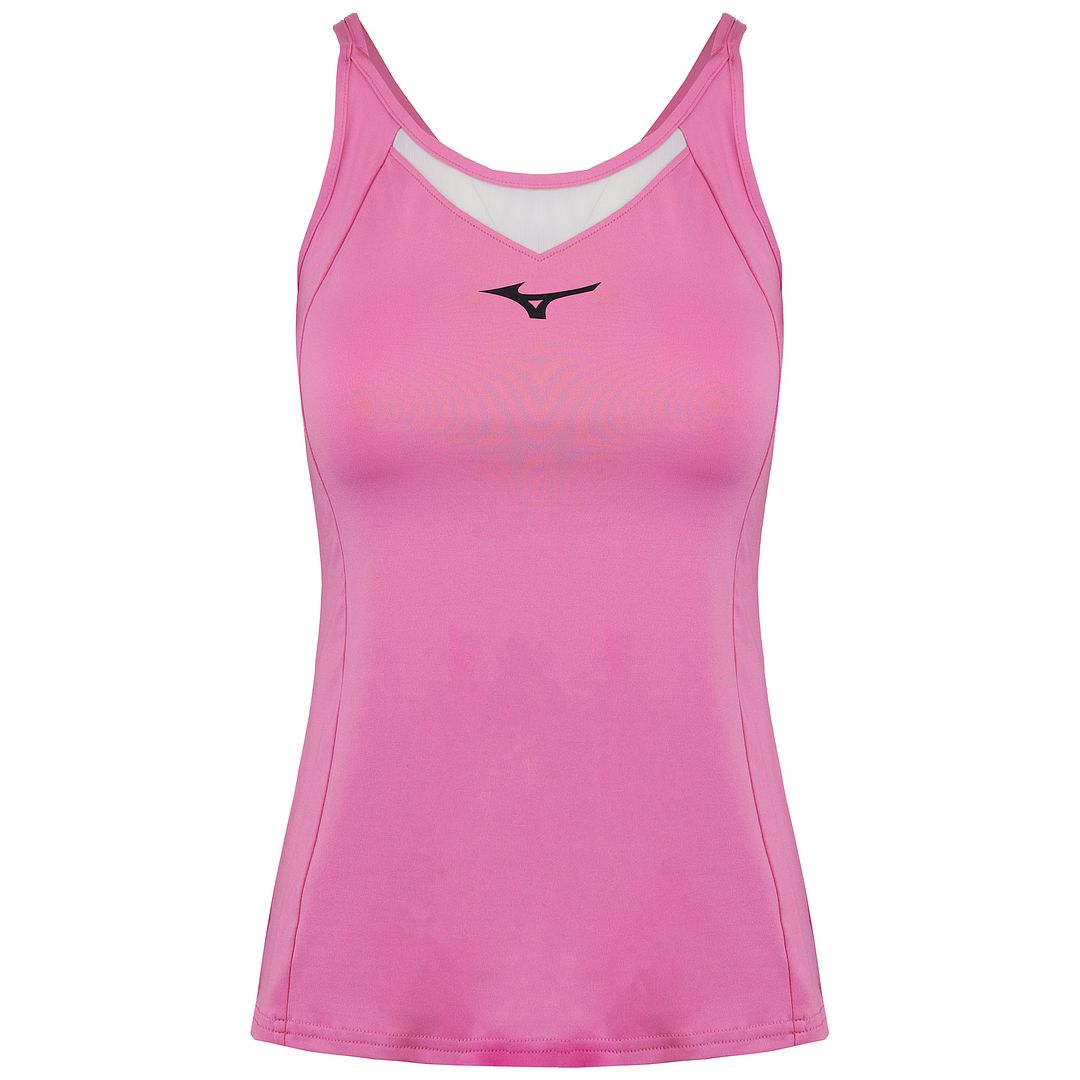 Mizuno DryLite Womens Pink/White Tank Top