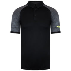 Mizuno Printed Mens Black Polo Shirt