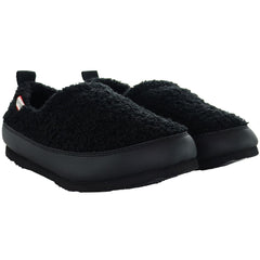 Hunter Sherpa Little Kids Black Slippers