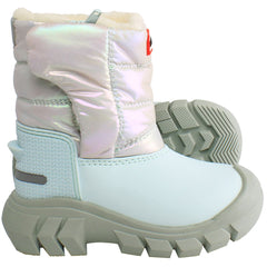 Hunter Intrepid Nebula Kids Blue Snow Boots