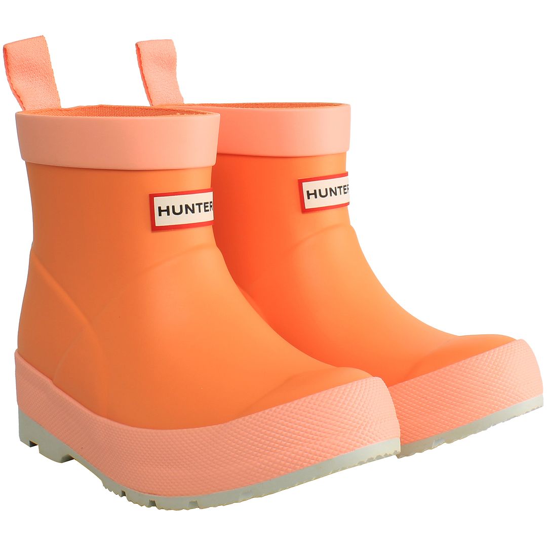 Hunter Play Short Kids Orange Boots