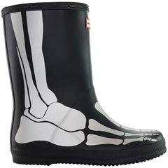 Hunter First Reflective Kids Black Wellington Boots