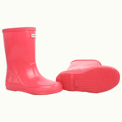 Hunter Gloss Kids Pink Wellington Boots NO BOX