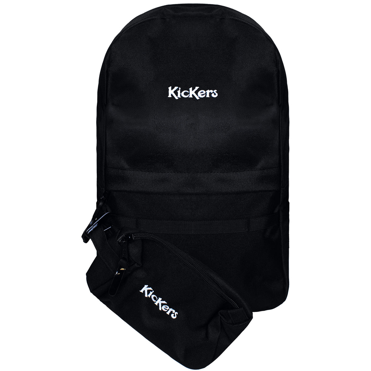 Kickers Gemini Black Backpack with Pencil Case