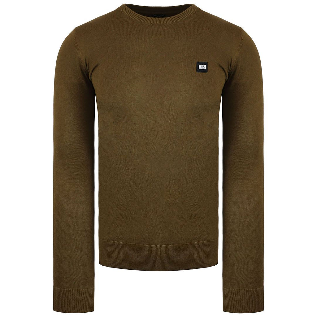 Weekend Offender Lima Mens Olive Sweater