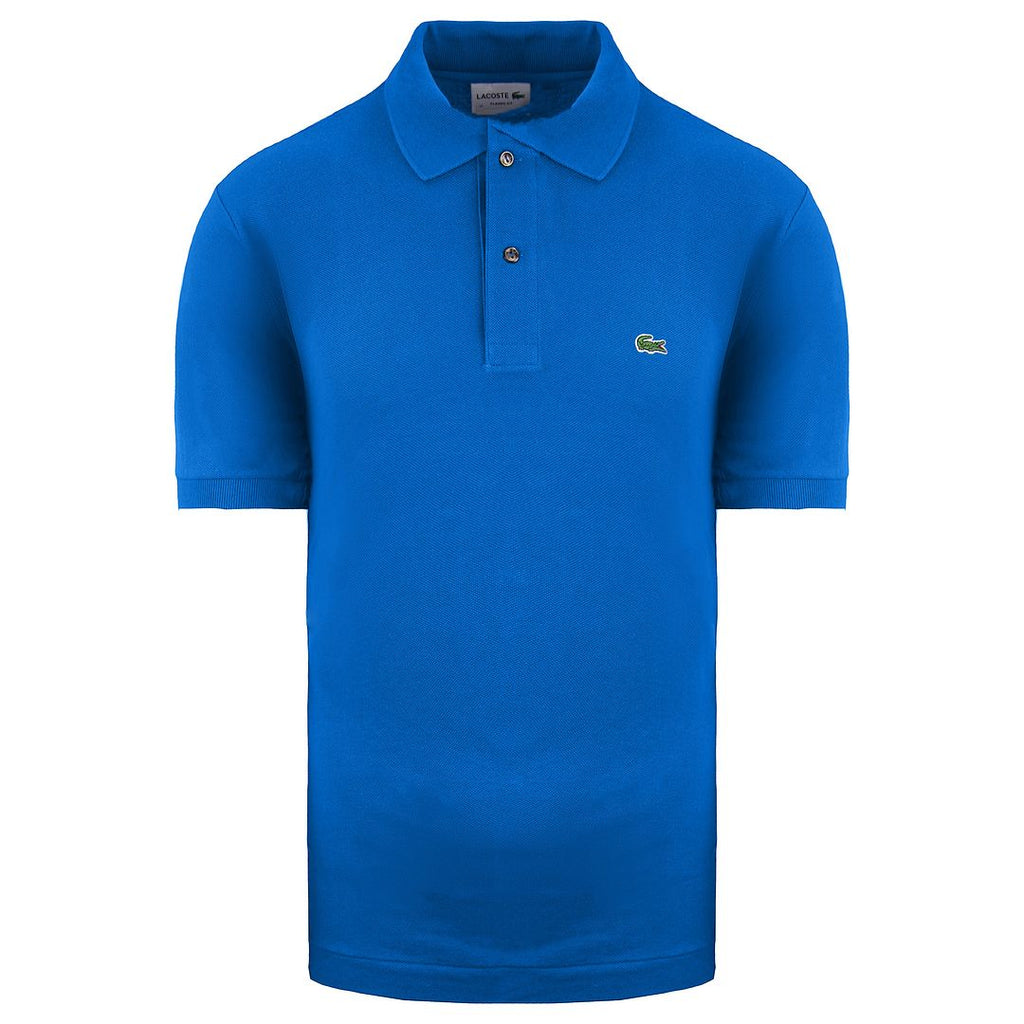 Lacoste Cotton Mens Blue Polo Shirt