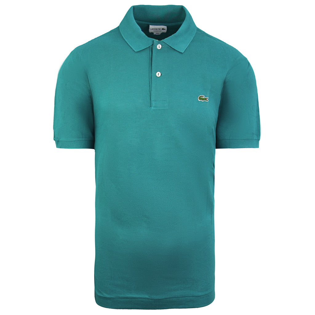 Lacoste Classic Fit Mens Teal Polo Shirt