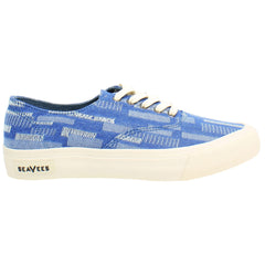 Seavees Legend Embroidery Womens Blue Shoes