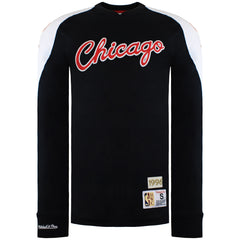 Mitchell & Ness Chicago Bulls Mens Black Sweater