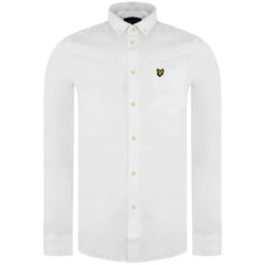 Lyle & Scott Light Weight Mens White Oxford Shirt