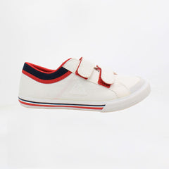 Le Coq Sportif Saint Gatan PS CVS Kids White Plimsolls - Dirty Marks