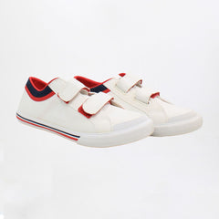 Le Coq Sportif Saint Gatan PS CVS Kids White Plimsolls - Dirty Marks