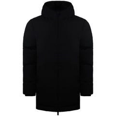 Represent Puffer Mens Black Parka Jacket