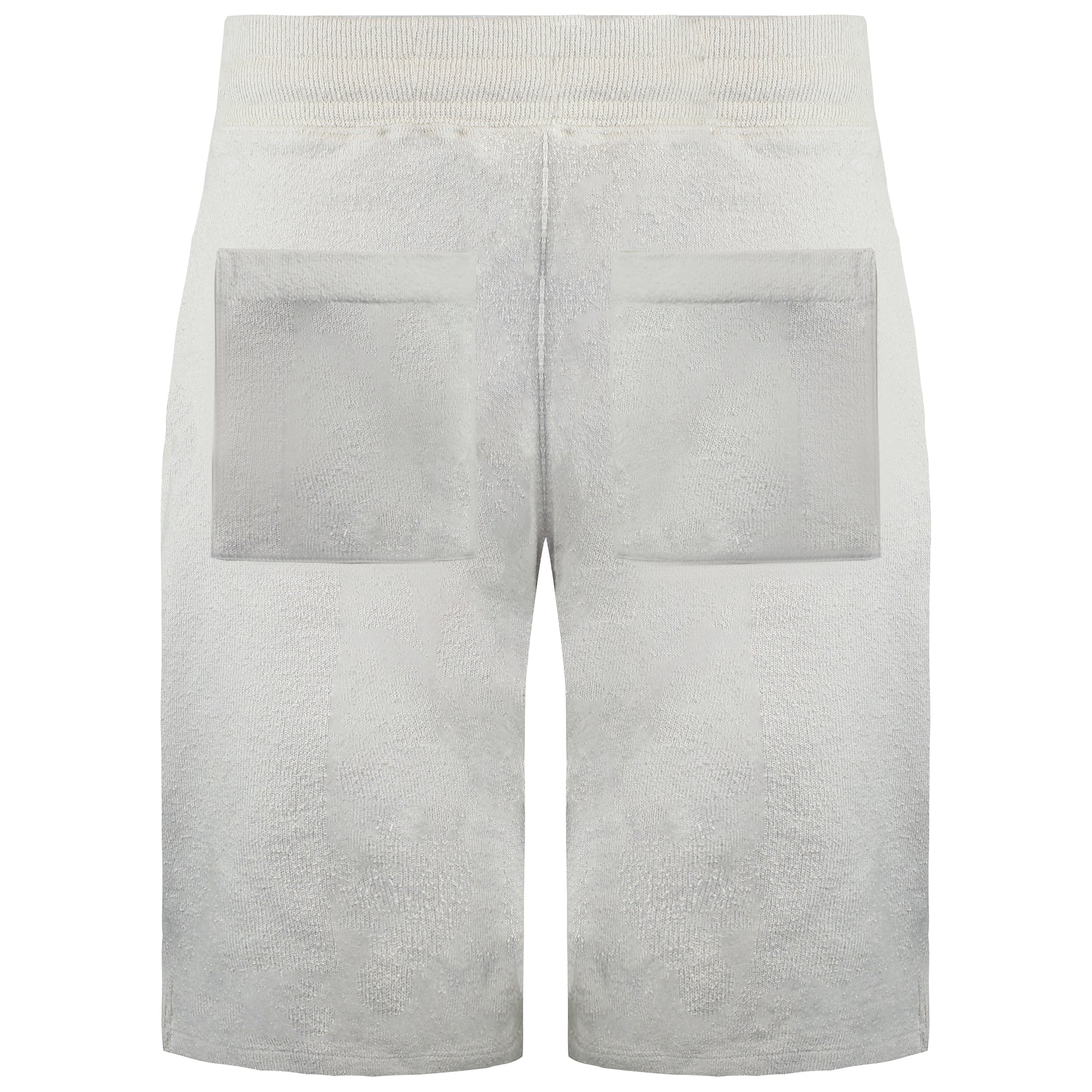 Represent Boucle Knit Mens Off White Shorts