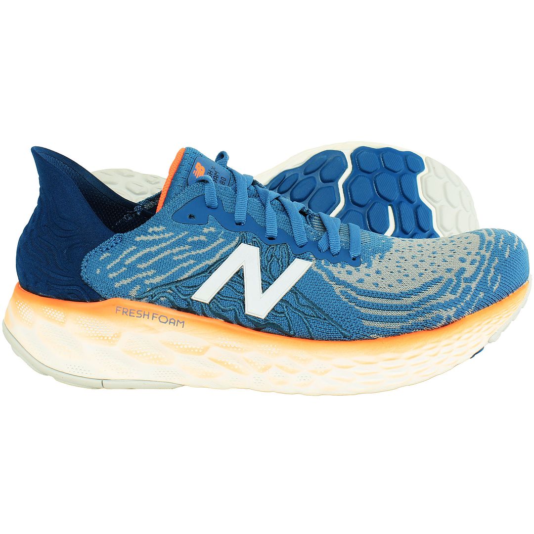 New Balance Fresh Foam 1080v10 Mens Blue Running Shoes